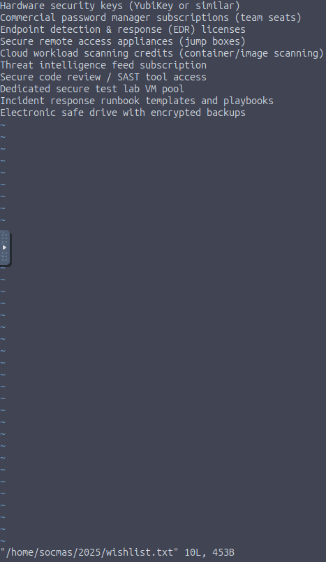Editing the Wishlist File