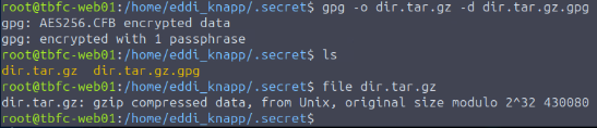 Decrypting the Final Archive File