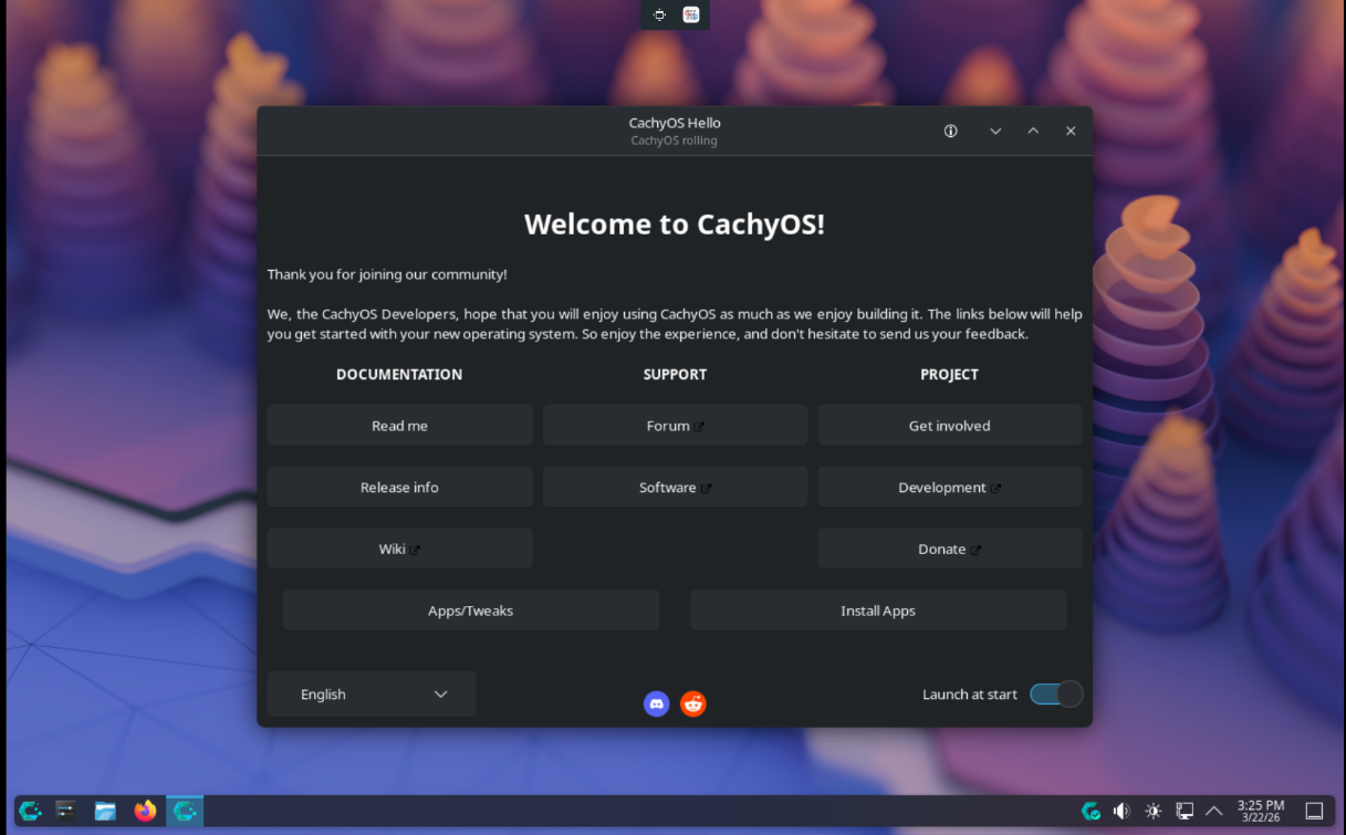 CachyOS Hello